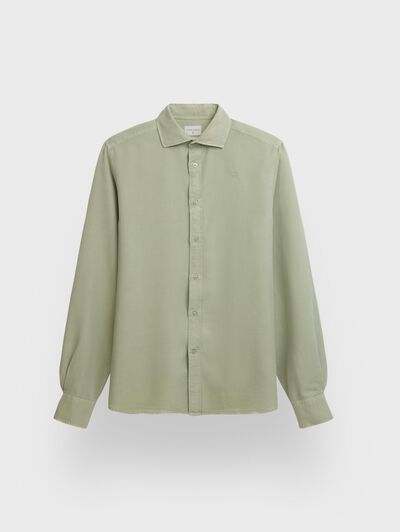 CAMISA TENCEL VERDE
