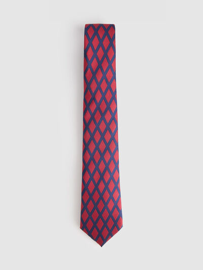 CORBATA JACQUARD MF ROJO