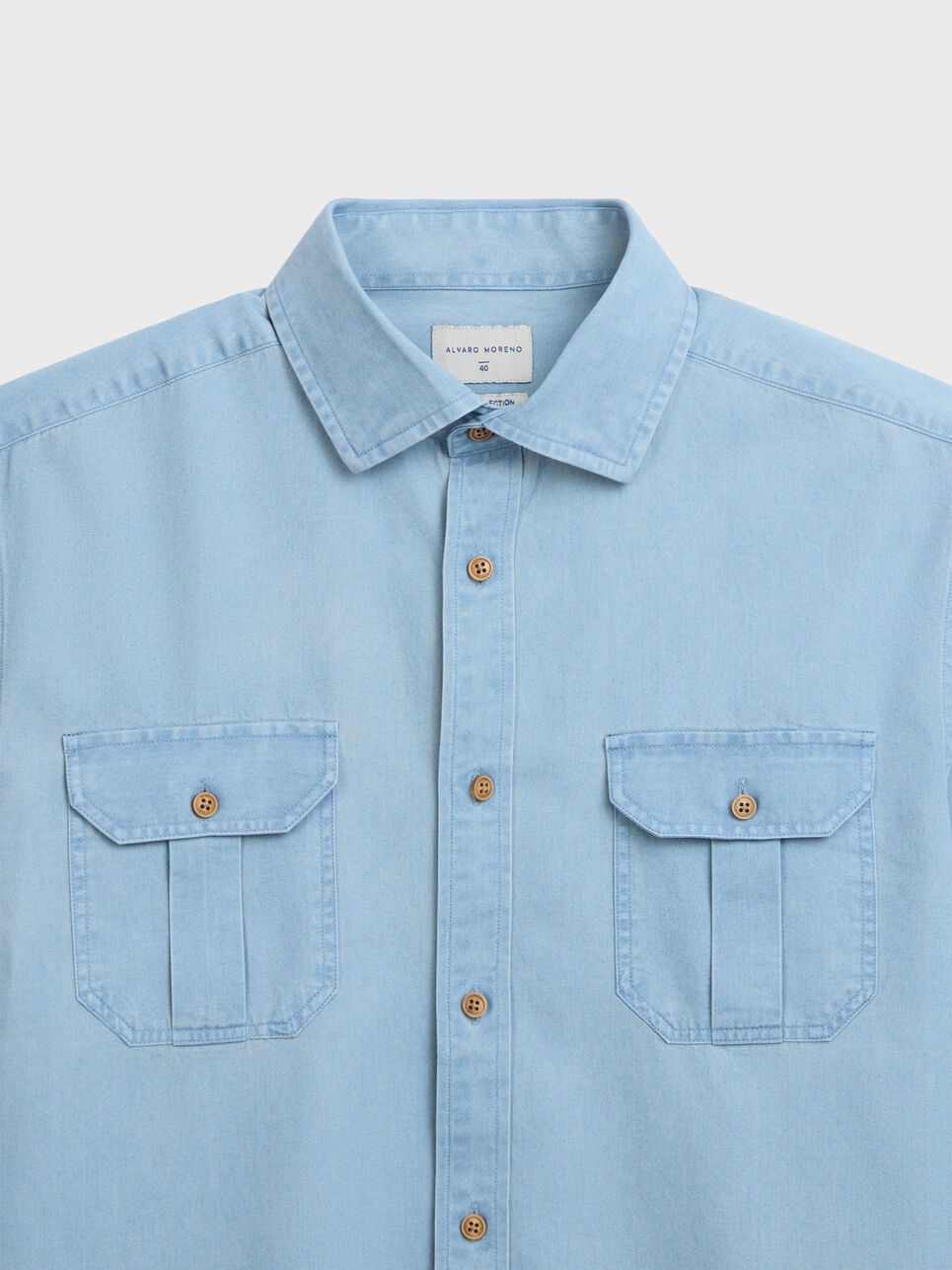 CAMISA DENIM BOLSILLOS