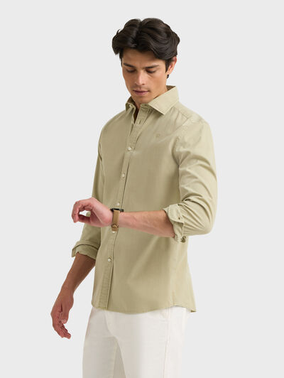 CAMISA POPELIN VERDE
