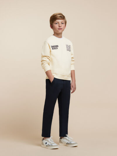 SUDADERA FLOCK KIDS CRUDO