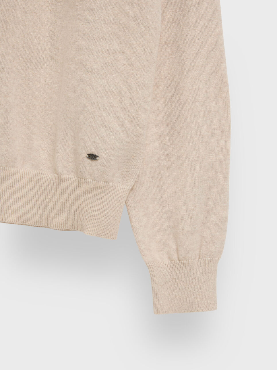 JERSEY BUTTON COLLAR