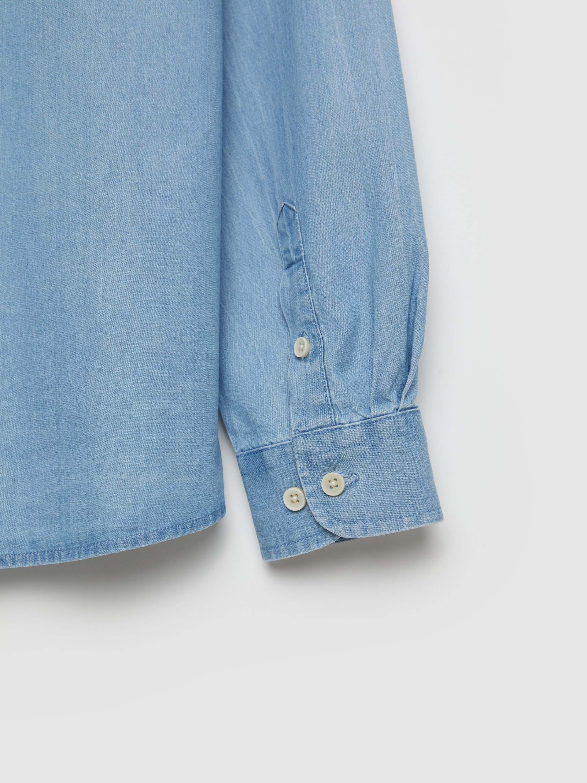CAMISA DENIM KIDS AZUL