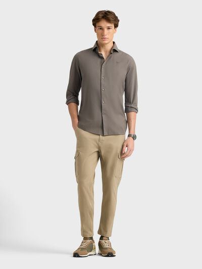 CAMISA TWILL PEACH