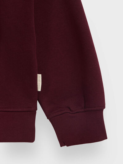 SUDADERA BASICA ROJO