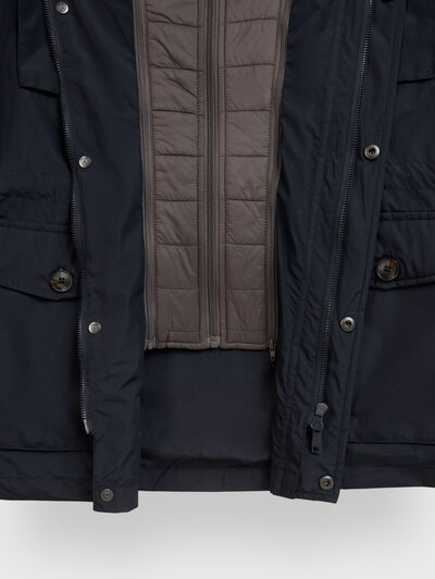 CORTAVIENTOS LEO AZUL MARINO