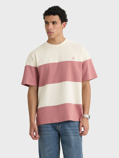 CAMISETA STRIPES ROJO