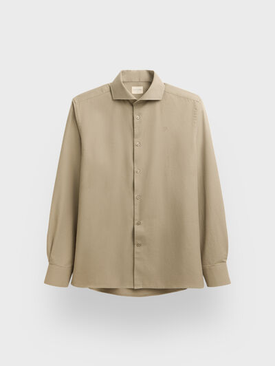 CAMISA TWILL PEACH