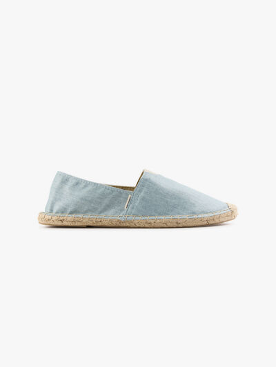 ESPADRILLES CHAMBRAY CELESTE
