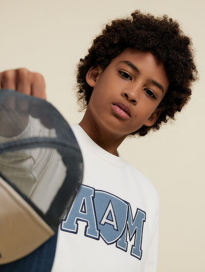 SUDADERA ORIGEN KIDS BLANCO