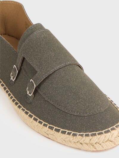 ESPADRILLES HEBILLAS VERDE