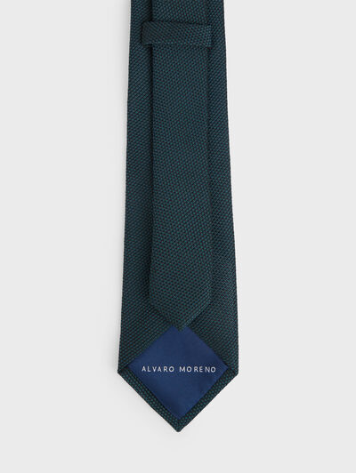 CORBATA GRENADINE LISA VERDE