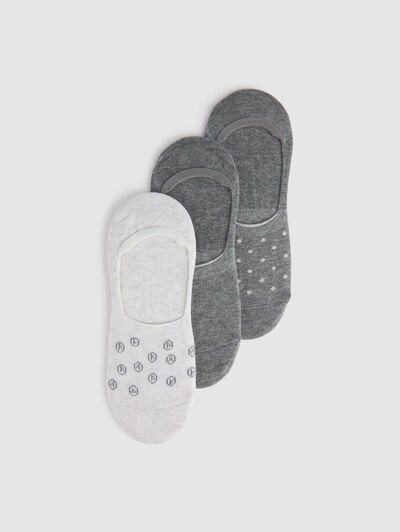 CALCETINES INVISIBLES GRIS