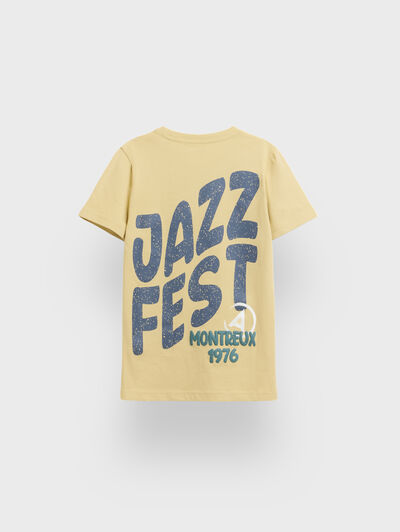 CAMISETA JAZZ KIDS AMARILLO