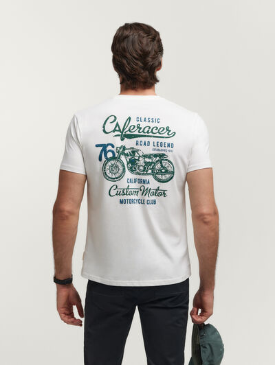 CAMISETA ROAD BLANCO