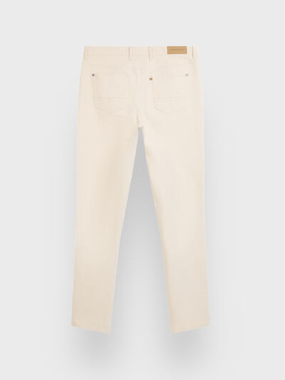 PANTALON DIAGONAL 5P CRUDO