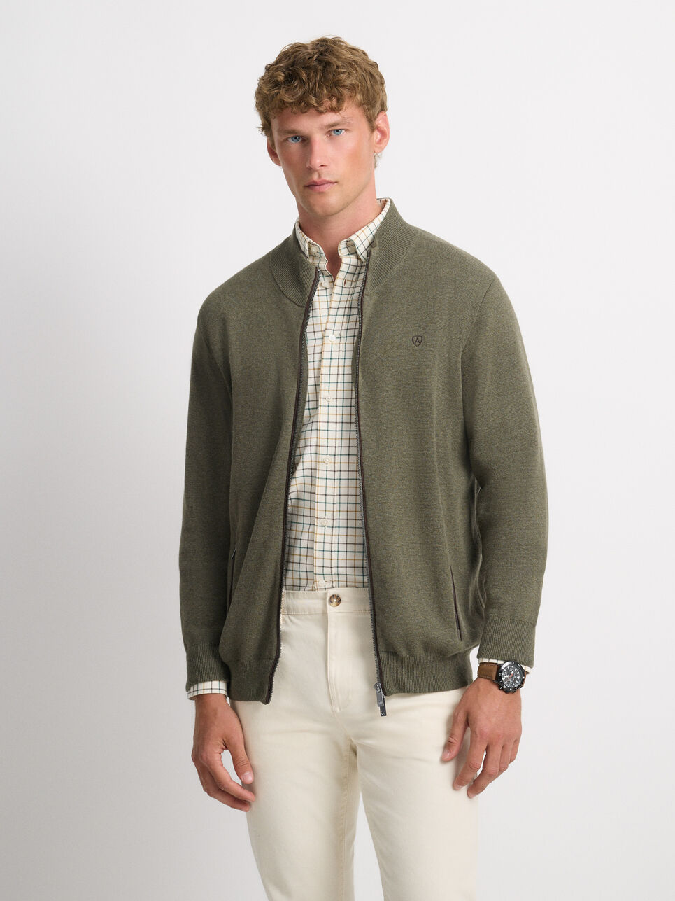 CARDIGAN CONTRASTE