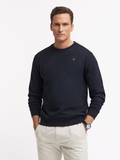 SUDADERA BASICA AZUL MARINO