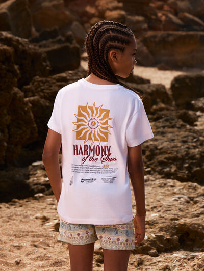 CAMISETA EARTH KIDS BLANCO