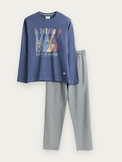 PIJAMA ROCK AZUL