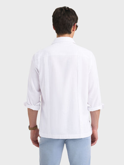 CUBANA LINO CHAMBRAY BLANCO