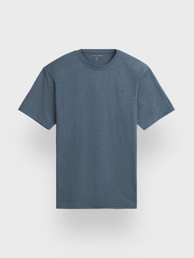 CAMISETA MELANGE AZUL