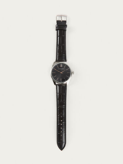 RELOJ TIMELESS NEGRO