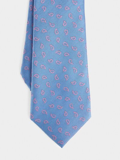 CORBATA JACQUARD MF AZUL