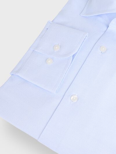 CAMISA ROMA ESTRUCTURA CELESTE