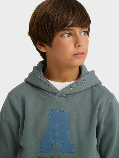 SUDADERA MOMENT KIDS VERDE