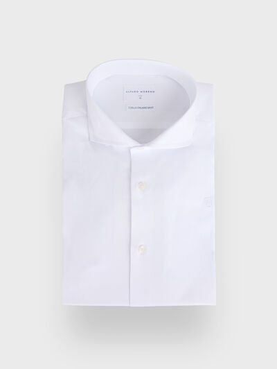 CAMISA VESTIR PANAMA BLANCO