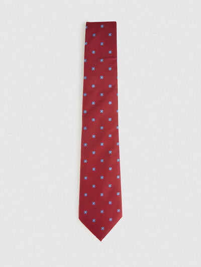 CORBATA JACQUARD MF ROJO