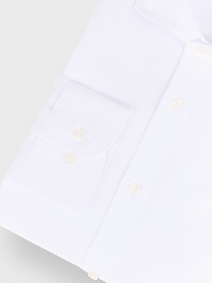 CAMISA POPELIN FIL A FIL BLANCO