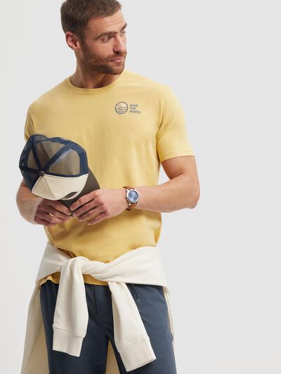 CAMISETA SAVE AMARILLO