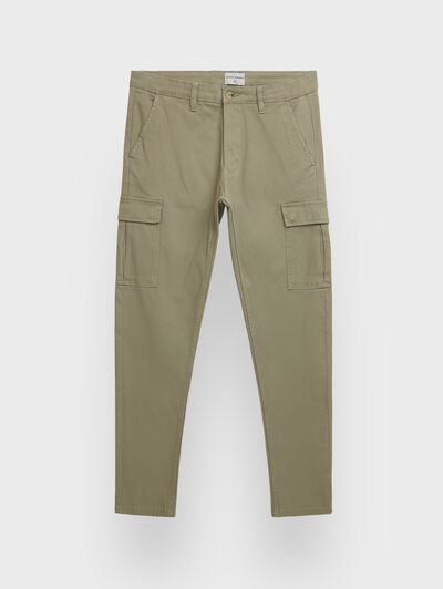 PANTALON CARGO ELVIS VERDE