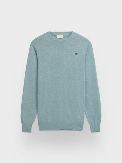 JERSEY ROUND NECK TRENDY AZUL