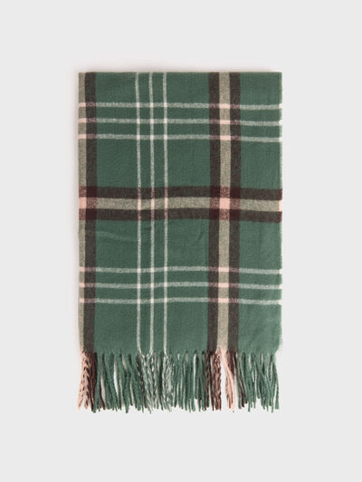 BUFANDA CHECKS VERDE