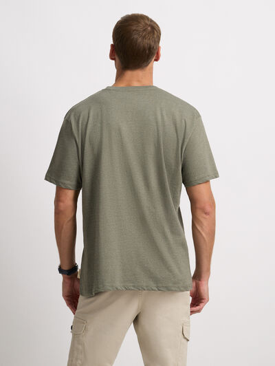 CAMISETA MELANGE VERDE