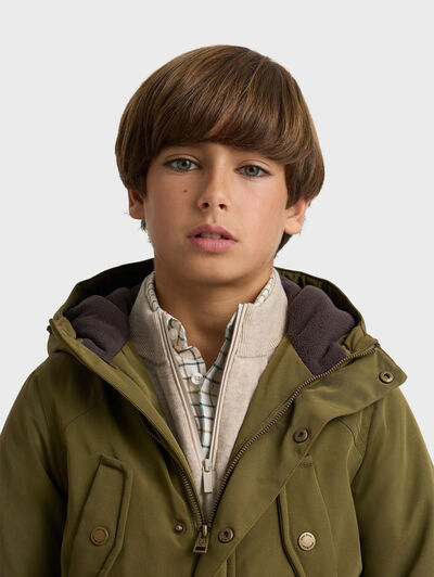PARKA EASTON KIDS VERDE