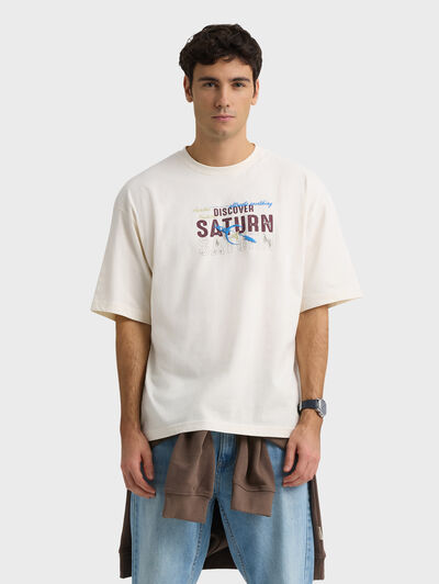 CAMISETA SATURN BEIGE