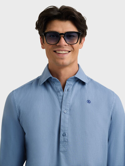 POLERA PANAMA DYE AZUL