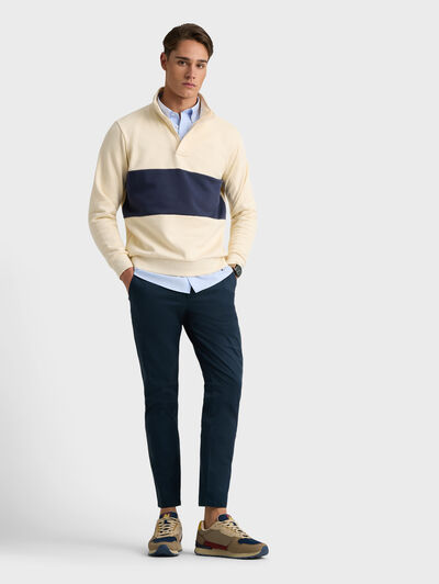 SUDADERA BRAXTON BEIGE