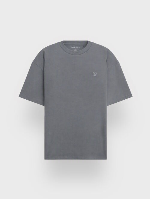 CAMISETA BASIC OVERSIZE GRIS