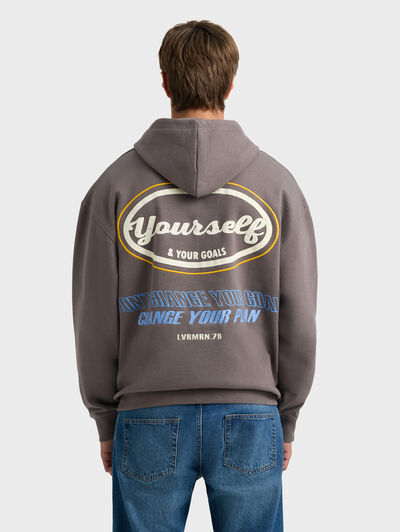 SUDADERA YOURSELF MARR&Oacute;N