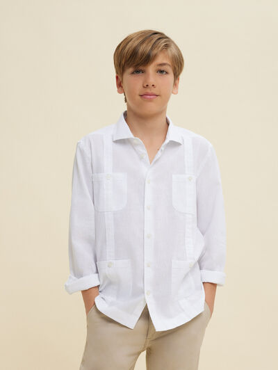 CUBANA LINO KIDS BLANCO