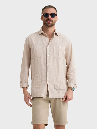 CUBANA LINO CHAMBRAY BEIGE