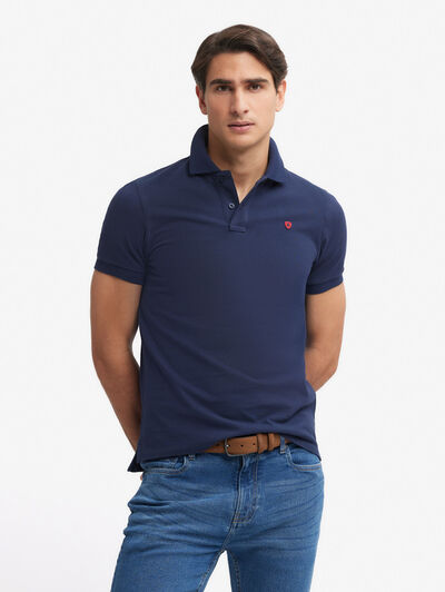 POLO WARHOL AZUL MARINO