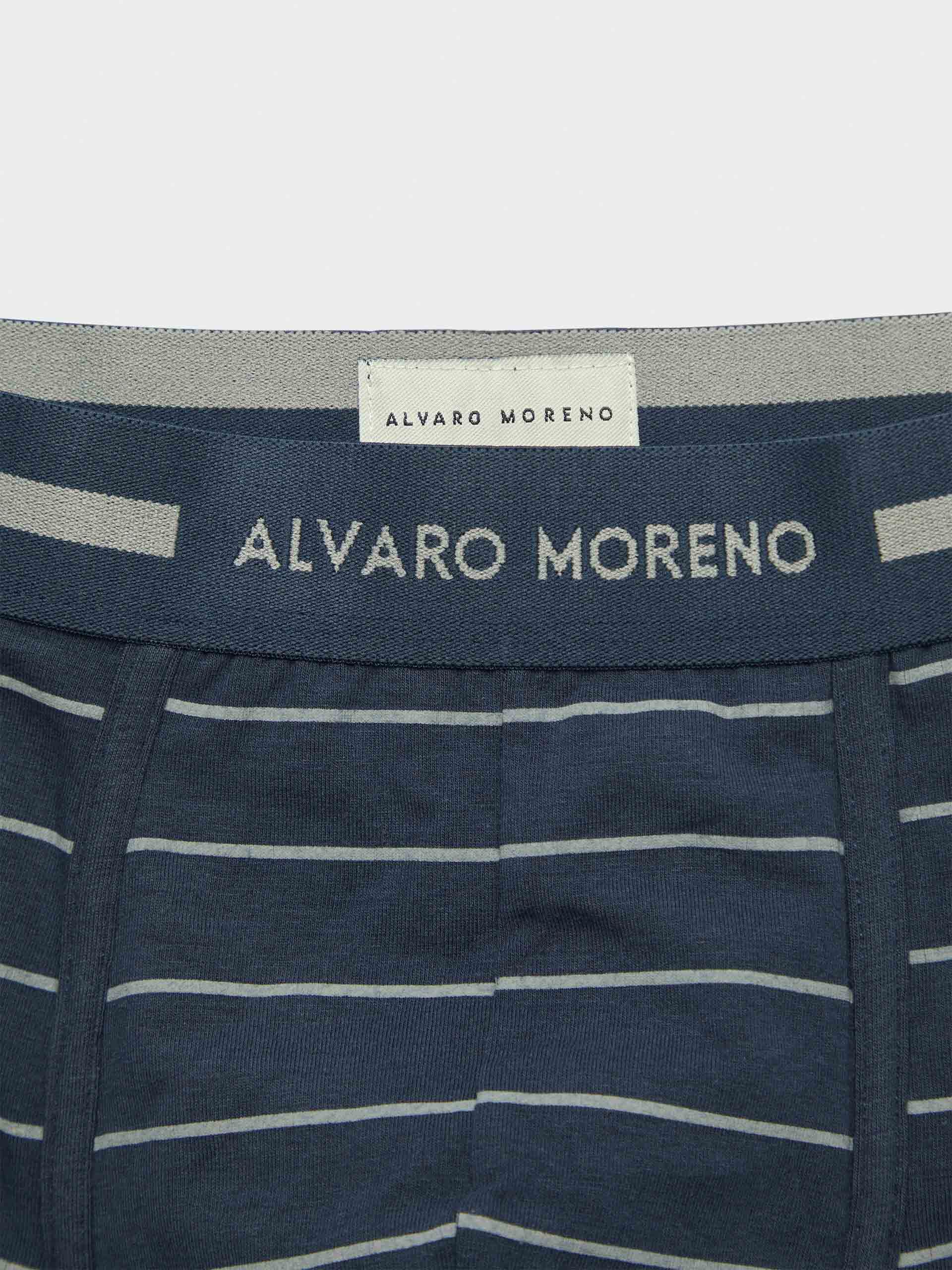 BOXER STRIPES AZUL MARINO