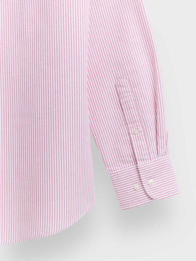 CAMISA OXFORD STRIPES ROJO