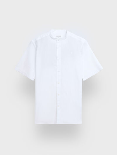 CAMISA LINO M.CORTA MAO BLANCO